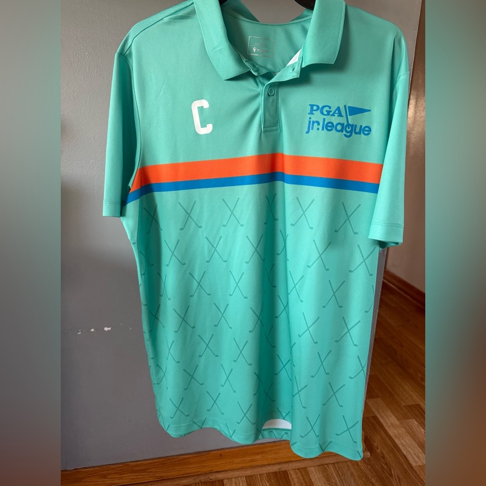 MACARON Teal Polo Shirt